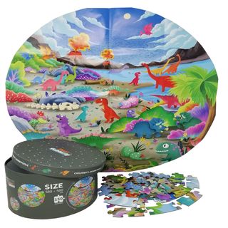Maletín Circular Dinosaurios 150Pz